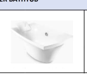 ESCALE FREESTANDING BATH TUB